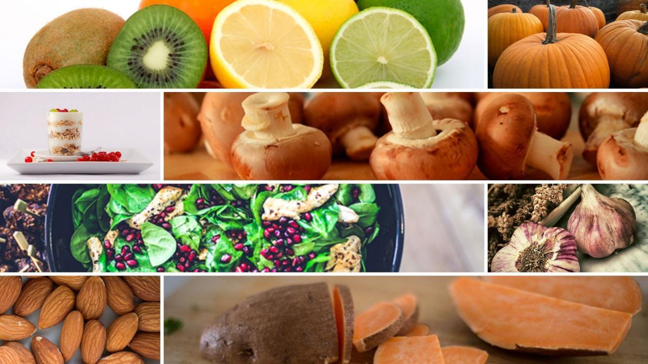 8 Alimentos que estimulam o sistema imunitario